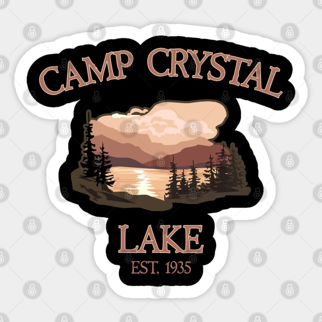 Camp Crystal Lake Counselor Sticker by klance